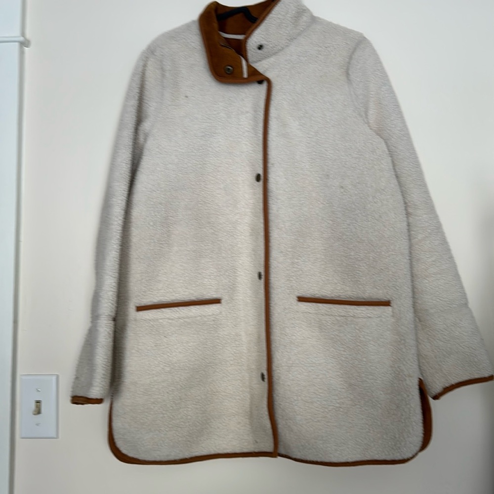 Old Navy Cream Sherpa Jacket